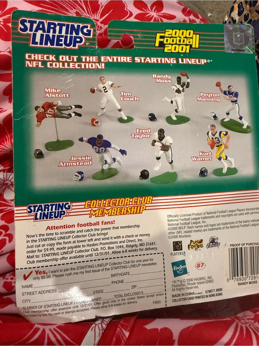 2000 Randy Moss Starting Lineup figure - Picture 2 of 6